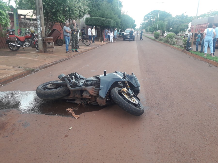 jovem morre em acidente de moto
