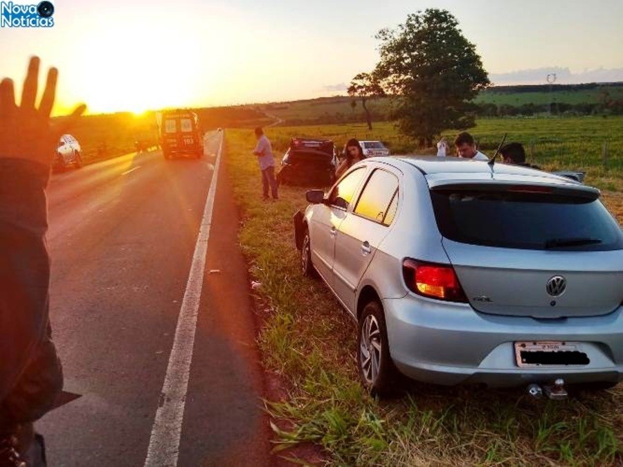 BATAYPORÃ: Colisão na MS-276 envolve três veículos de passeio