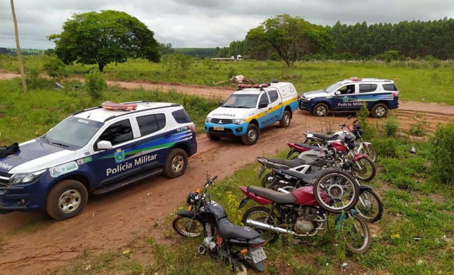 Naviraí - Polícia Militar recupera oito motocicletas furtadas e prende dois indivíduos