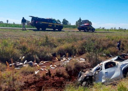 PRF apreende 398,5 Kg de maconha após tentativa de fuga em Ponta Porã (MS)