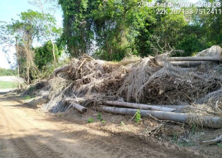 Polícia Militar Ambiental de Batayporã usa imagem de satélite e autua paranaense em R$ 21 mil por desmatamento ilegal de áreas protegidas em sua propriedade no município