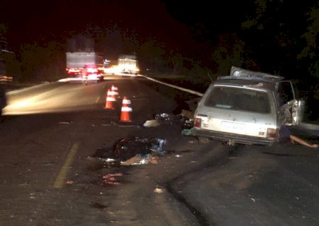 Tragédia - Oito morrem em acidente na BR 267 em Nova Alvorada do Sul