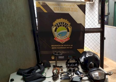 Polícia civil prende suspeitos e recupera peças furtadas do Detran de Nova Alvorada do Sul