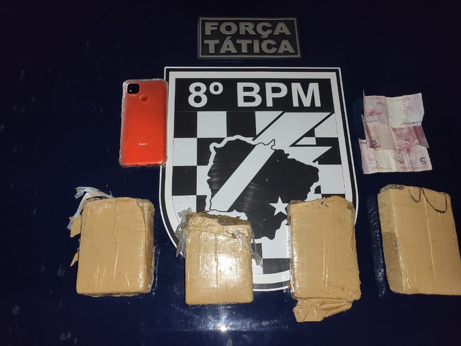 Polícia Militar prende duas pessoas por tráfico em Batayporã
