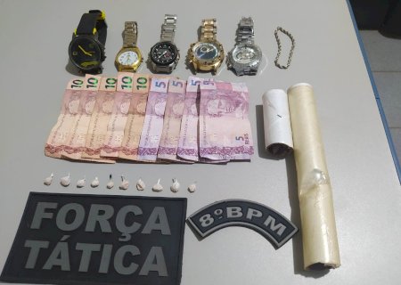 Polícia Militar do 8ºBPM prende jovem por tráfico de drogas em Batayporã