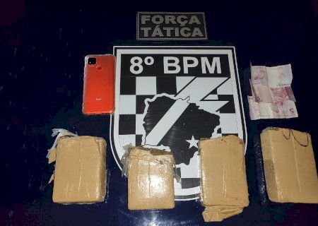 Polícia Militar prende duas pessoas por tráfico em Batayporã