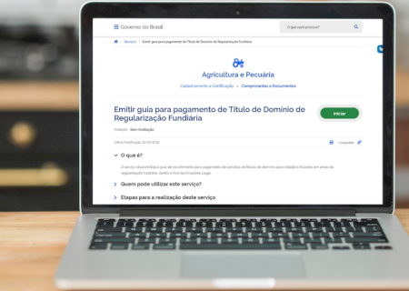 Guias para pagamento de títulos de regularização fundiária podem ser emitidas pela internet