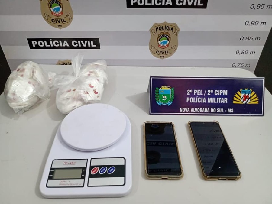Ação das Polívias Civil e Militar termina com Homem preso por tráfico de drogas