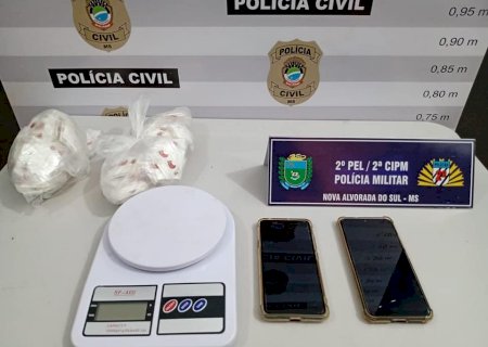 Ação das Polívias Civil e Militar termina com Homem preso por tráfico de drogas