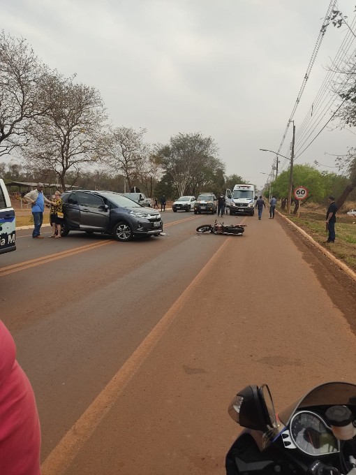 Motociclista morre após acidente em Rio Brilhante