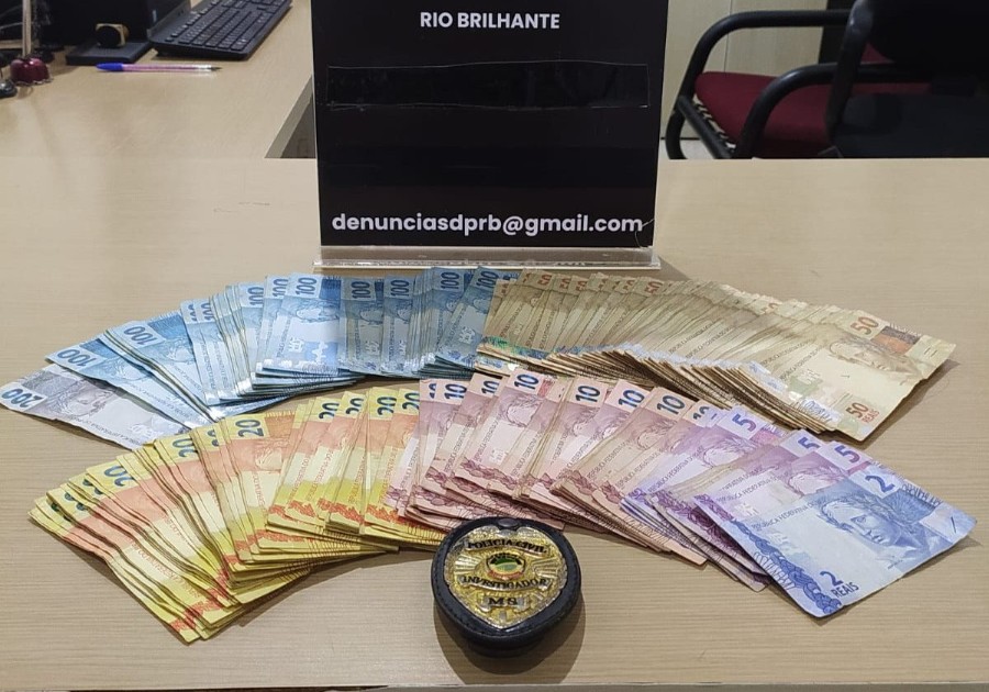 Polícia Civil identifica autor de furto de posto de combustível em Rio Brilhante e recupera mais de R$ 15 mil