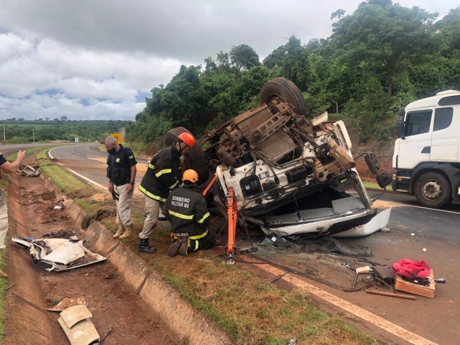 Identificado o motorista do Acidente ocorrido na rodovia BR-163 no KM 372