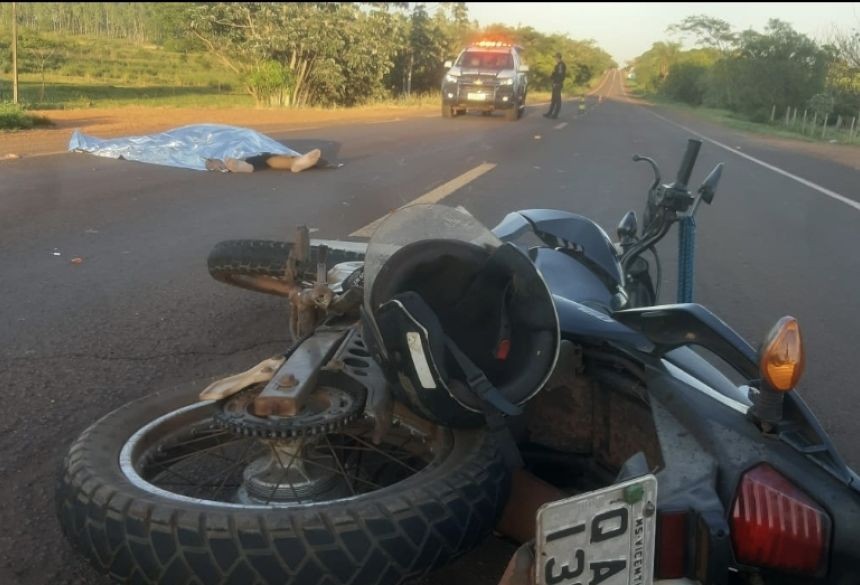 Acidente deixa um morto e outro ferido entre Fátima do Sul e Vicentina