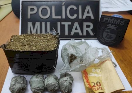 Anaurilândia - Ação conjunta das Polícias Militar e Civil fecha ponto de venda de drogas
