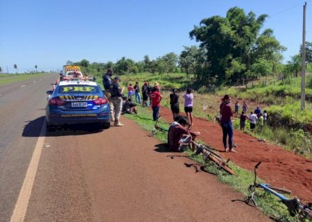 Homem é encontrado morto às margens da BR-163 e suspeita é de queda de moto em MS