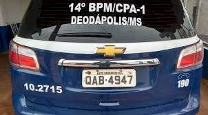 Deodápolis - Policiais militares conduzem autor de violência doméstica