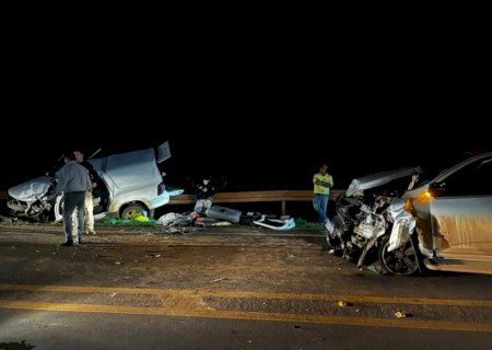 Filha de vice-governador e mais três ficam feridos em acidente envolvendo 3 veículos na BR-163