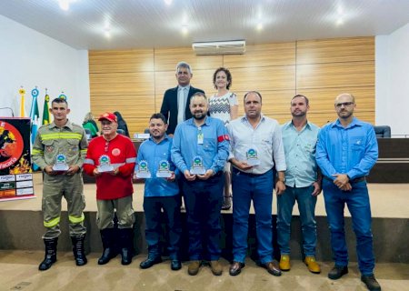 Atvos recebe homenagem por apoiar o combate a incêndios e queimadas na região de Nova Alvorada do Sul (MS)