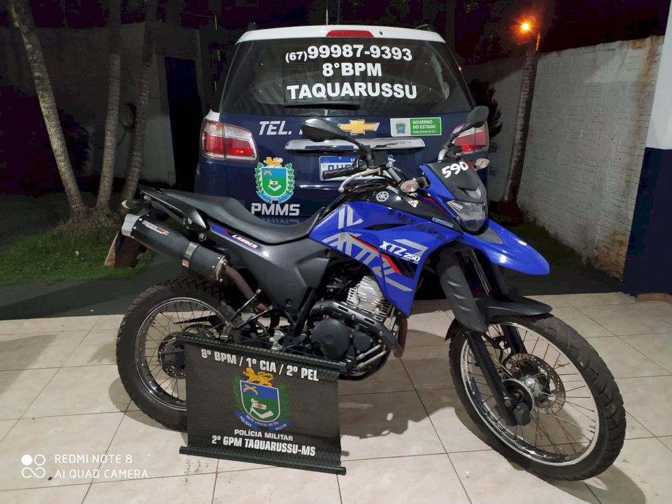 Polícia Militar prende jovem por direção perigosa em Taquarussu