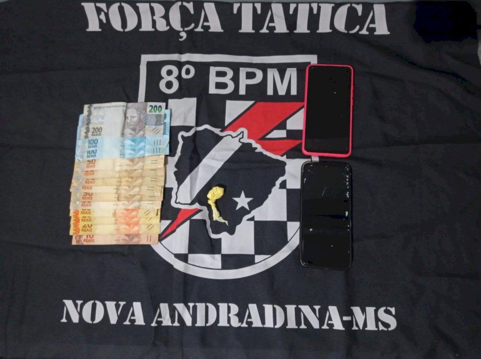 Polícia Militar prende homem por tráfico de drogas em Batayporã