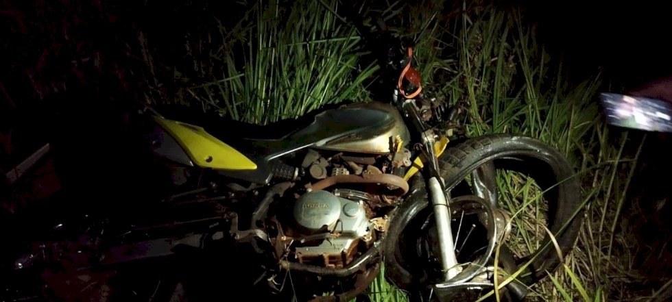 Acidente na BR-376 entre Glória de Dourados e Deodápolis deixa motociclista em estado grave.
