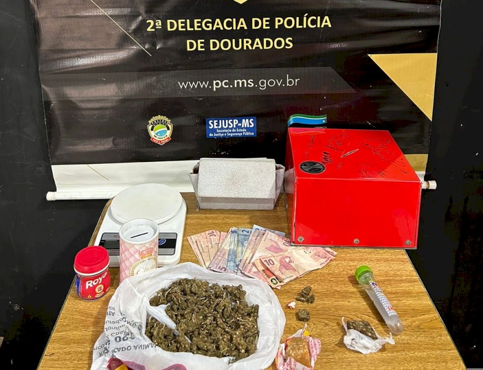Casal de traficantes é preso pela Polícia Civil em Dourados