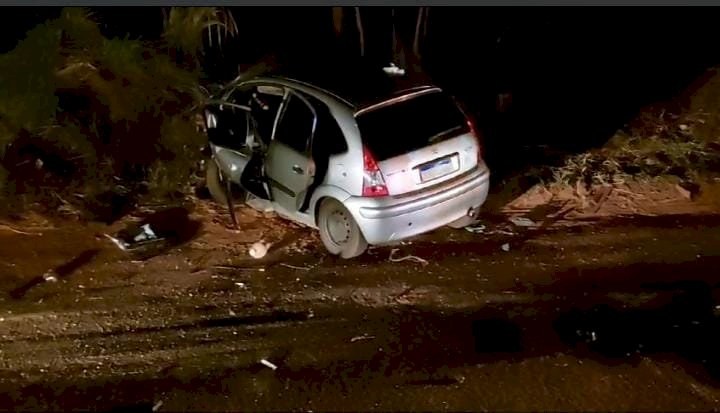 Colisão frontal na BR-376 deixa um morto e duas pessoas com ferimentos graves entre Vicentina e Fátima do Sul