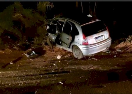 Colisão frontal na BR-376 deixa um morto e duas pessoas com ferimentos graves entre Vicentina e Fátima do Sul