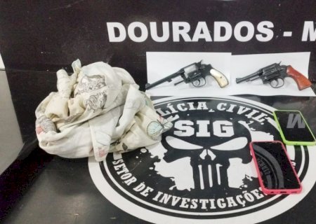 Três moradores de Rio Brilhante que negociavam armas em Dourados são presos pelo SIG