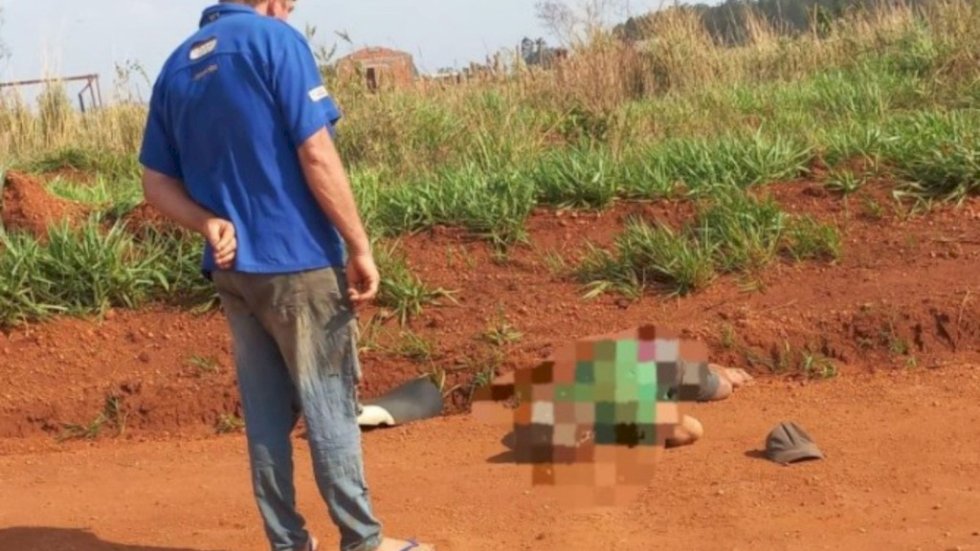 Motociclista morre ao cair em estrada vicinal na fronteira