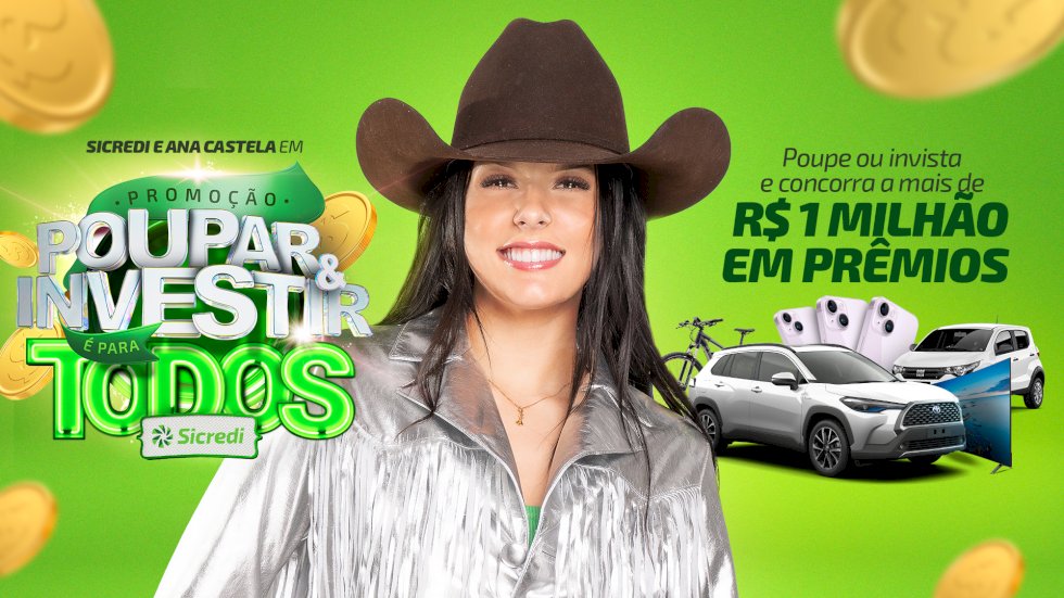 Associados têm até 30 de novembro para participarem da promoção Poupar e Investir é para Todos da Sicredi Centro-Sul MS