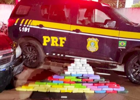 Comerciante paranaense é preso com 62 quilos de cocaína em Onix.