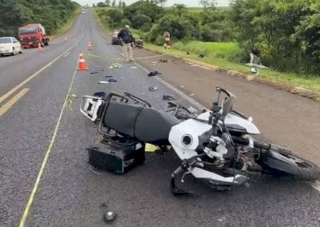 Motociclista morre na BR-163 após perder o controle e sofrer queda