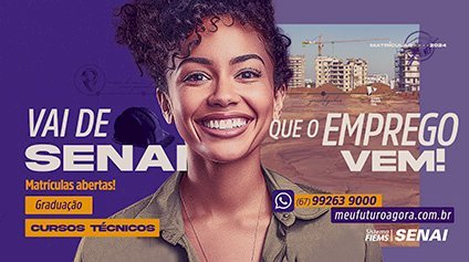 Para quem busca se destacar, SENAI/MS vai da formação profissional às vagas de emprego