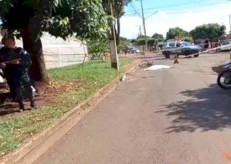 Criança de 11 anos é atropelada e morta por carreta em Dourados