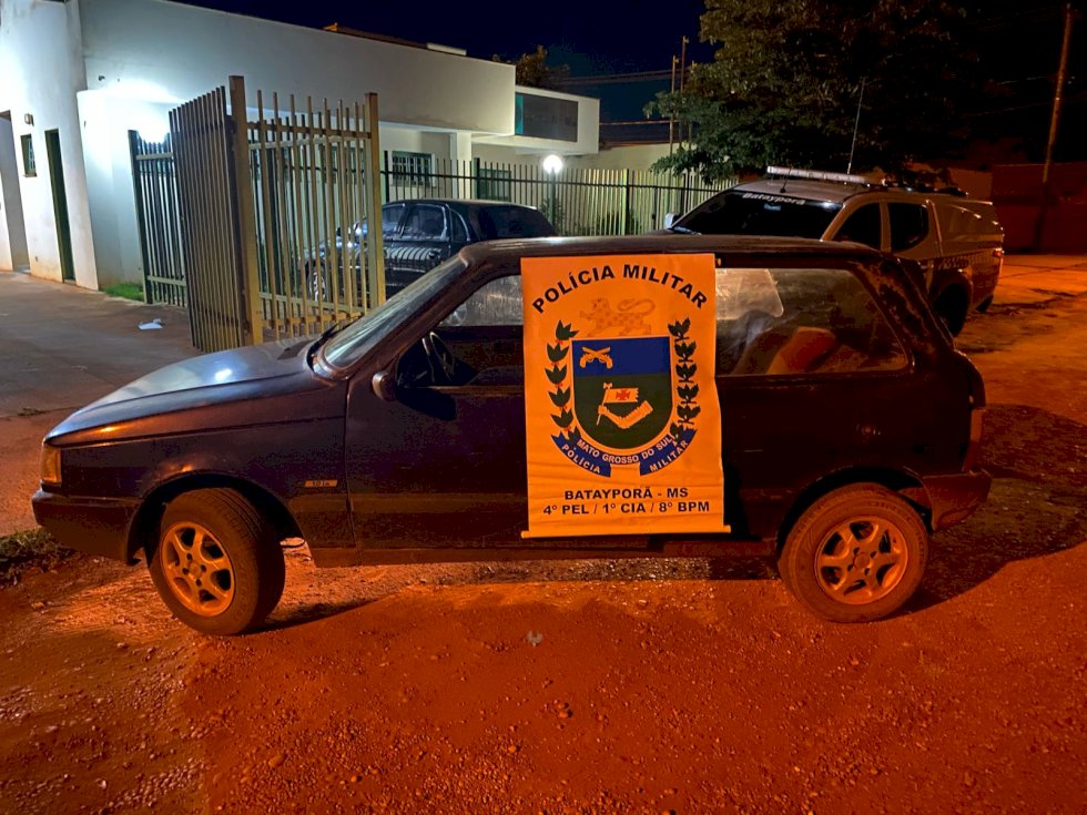 Polícia Militar de Batayporã prende foragido da justiça durante abordagem.