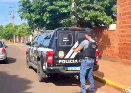 Autor de homicídio e feminicídio tentado é preso pela Polícia Civil em Naviraí