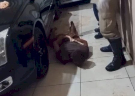 Nova Andradina: Homem invade transportadora, tenta fugir com veículo, colide em muro e acaba detido