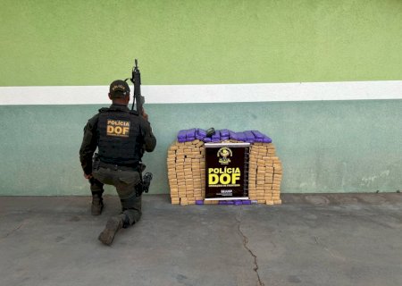 DOF apreende casal com mais de 200 quilos de maconha