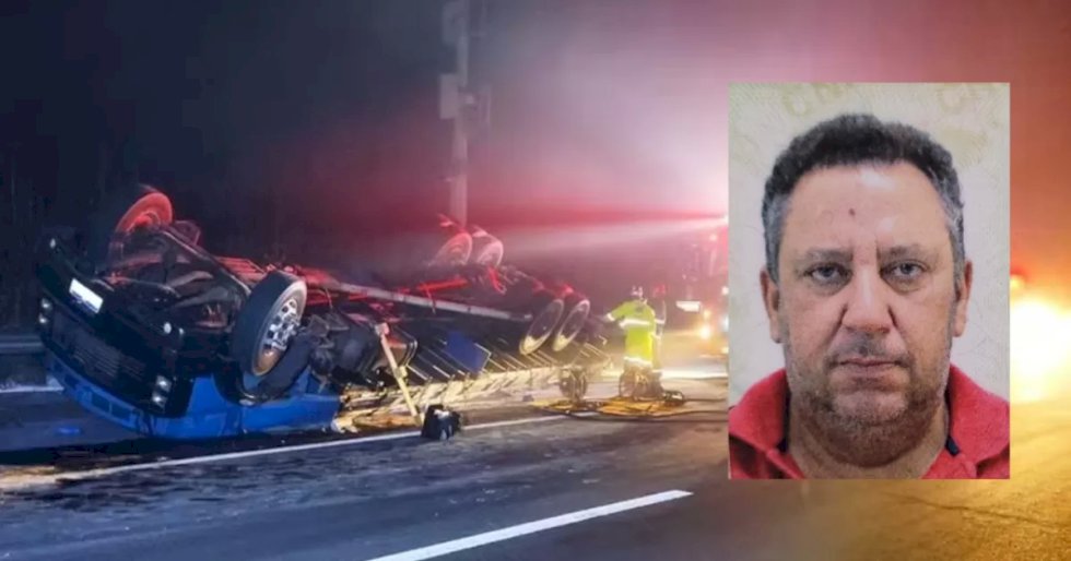 Morador em Fátima do Sul morre após caminhão capotar na SP-333 em Marília-SP