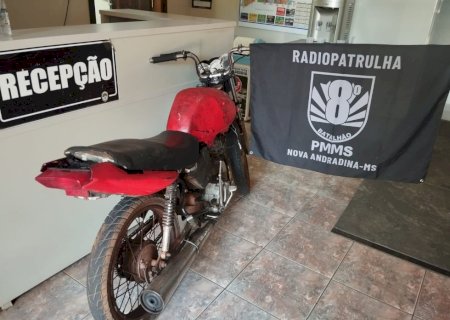 Polícia Militar prende homem com motocicleta adulterada em Nova Andradina