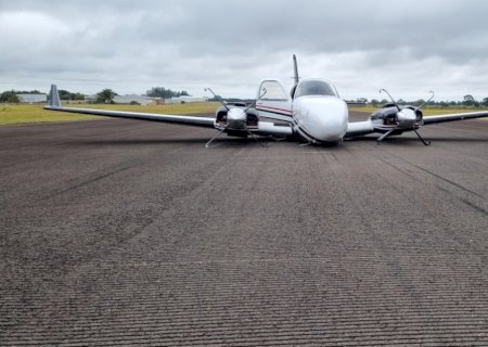 Avião de dupla sertaneja Jads e Jadson enfrenta falha durante pouso