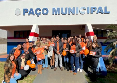 Prefeitura municipal de Angélica realiza ações em alusão ao mês do maio laranja