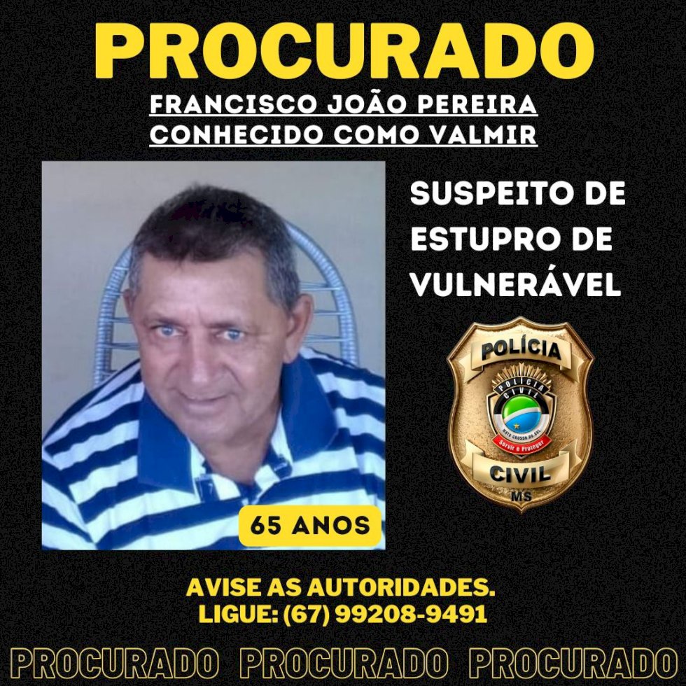 Novo Horizonte do Sul - Polícia Civil identifica suspeito de abusar de criança de 10 anos