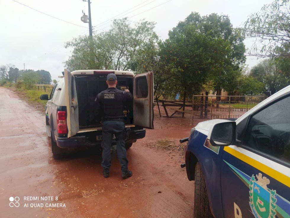 Angélica - Polícia Militar prende foragido da justiça