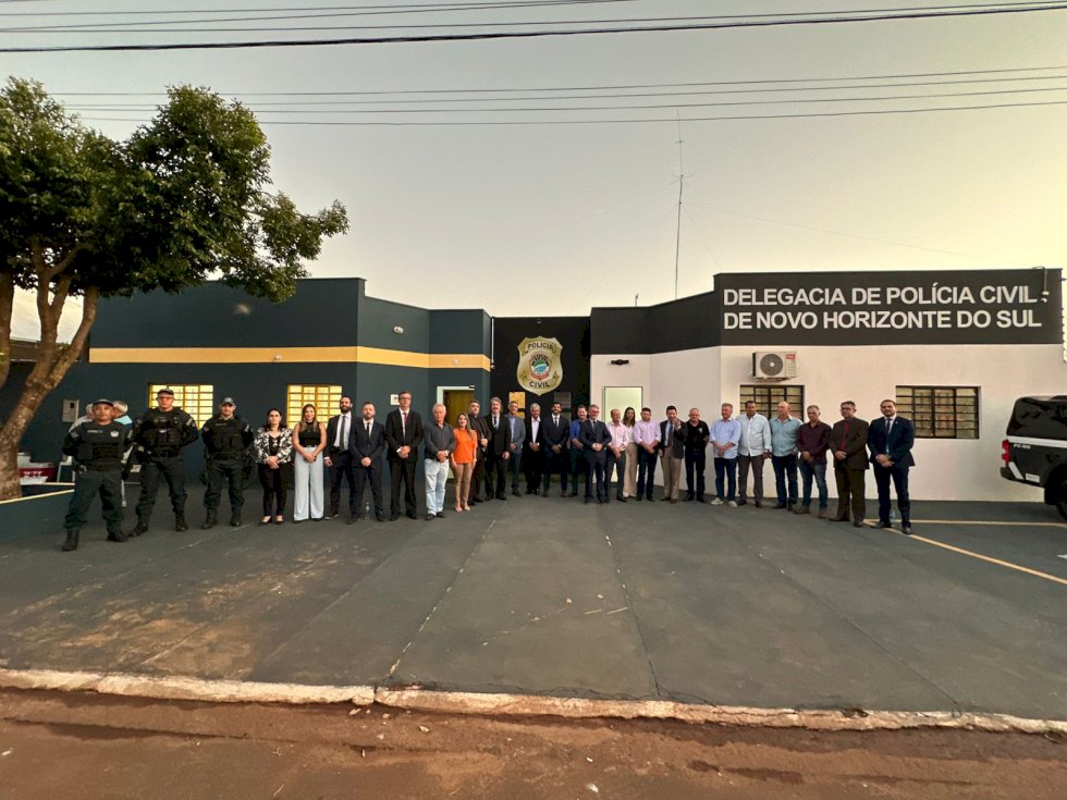 População de Novo Horizonte do Sul agora conta com uma Delegacia de Polícia Civil no município