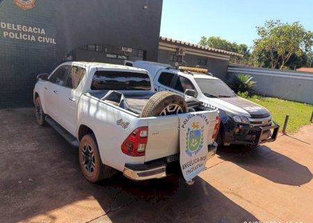 Angélica - Polícia Militar prende foragido da justiça por receptação e recupera veículo com registro de furto