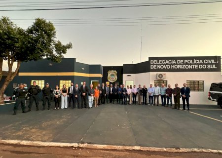 População de Novo Horizonte do Sul agora conta com uma Delegacia de Polícia Civil no município
