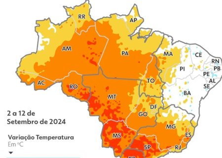 Brasil terá nova onda de calor em setembro com possíveis recordes e temperatura além de 40ºC