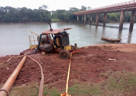 Angélica -PMA autua empresa por uso irregular de água do rio Brilhante